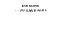 初中数学4 探索三角形相似的条件教学ppt课件