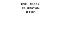 北师大版（2024）九年级上册第四章 图形的相似8 图形的位似教学ppt课件