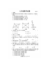 山东省菏泽市菏泽经济技术开发区多校联考2024-2025学年九年级上学期10月月考数学试题