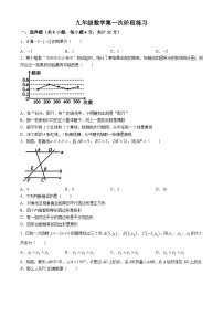 陕西省西安市曲江第一中学2024-2025学年九年级上学期第一次月考数学试题(无答案)