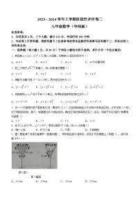 河南省周口市商水县2023-2024学年九年级上学期12月月考数学试题
