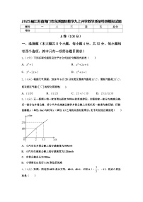 2025届江苏省海门市东洲国际数学九上开学教学质量检测模拟试题【含答案】