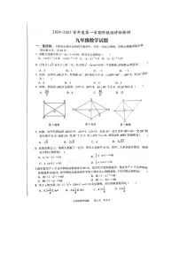 山东省枣庄市台儿庄区2024-2025学年九年级上学期10月月考数学试题