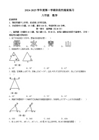 辽宁省大连市中山区嘉汇中学2024-2025学年八年级上学期10月月考数学试卷(无答案)