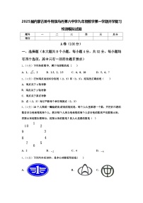 2025届内蒙古翁牛特旗乌丹第六中学九年级数学第一学期开学复习检测模拟试题【含答案】