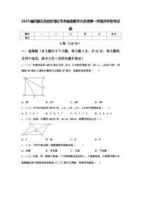 2025届内蒙古自治区通辽市奈曼旗数学九年级第一学期开学统考试题【含答案】