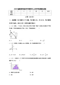 2025届泉州市重点中学数学九上开学考试模拟试题【含答案】