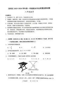 广东省深圳市龙岗区2023-2024学年八年级上学期1月期末数学试题