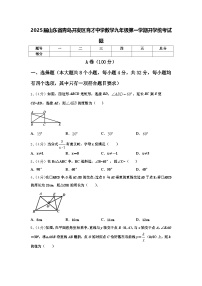 2025届山东省青岛开发区育才中学数学九年级第一学期开学统考试题【含答案】