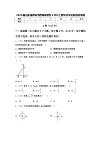 2025届山东省青岛市西海岸新区6中九上数学开学达标测试试题【含答案】