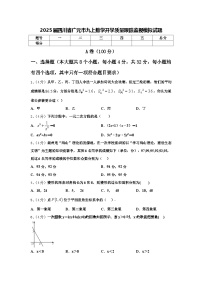 2025届四川省广元市九上数学开学质量跟踪监视模拟试题【含答案】