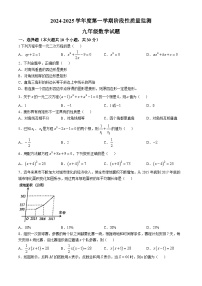 山东省青岛市崂山区育才学校　2024-2025学年 九年级上学期第一次月考数学试卷(无答案)