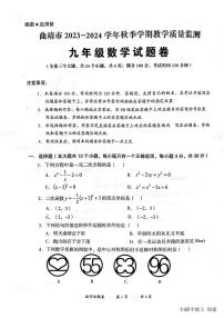 2023-2024学年云南省曲靖市九年级（上）期末数学试卷