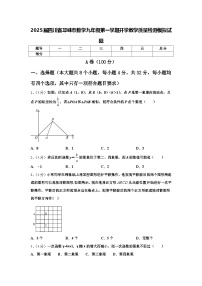 2025届四川省邛崃市数学九年级第一学期开学教学质量检测模拟试题【含答案】