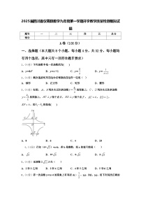 2025届四川省仪陇县数学九年级第一学期开学教学质量检测模拟试题【含答案】