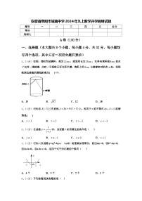 安徽省阜阳市城南中学2024年九上数学开学调研试题【含答案】