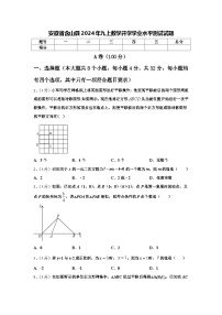 安徽省含山县2024年九上数学开学学业水平测试试题【含答案】