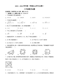 河北省保定市莲池区爱和城学校2024-2025学年八年级上学期10月测试数学试题(无答案)