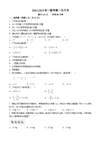 山东省德州市齐河县马集乡中学2024-2025学年七年级上学期第一次月考数学试题(无答案)