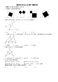 江苏省常州市天宁区常州市第二十四中学2024-2025学年八年级上学期10月月考数学试题