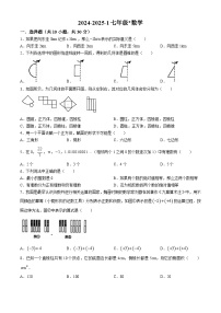 广东省深圳市2024-2025学年七年级上学期数学月考试卷(无答案)