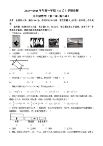 广东省深圳市龙岗区龙城天成学校2024-2025学年九年级上学期10月月考数学试卷(无答案)