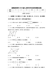 福建省泉州市2025届九上数学开学达标检测模拟试题【含答案】