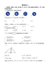 北京市海淀区首都师范大学附属中学2024~2025学年八年级上学期10月月考数学试卷(无答案)