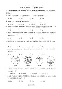 浙江省温州市温州实验中学2024—-2025学年九年级上学期10月月考数学试卷