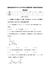 固原市重点中学2024-2025学年九年级数学第一学期开学达标检测模拟试题【含答案】