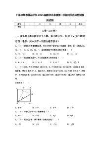 广东深圳市莲花中学2025届数学九年级第一学期开学达标检测模拟试题【含答案】