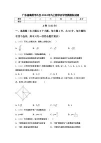 广东省高州市九校2024年九上数学开学经典模拟试题【含答案】