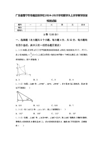 广东省普宁市华南实验学校2024-2025学年数学九上开学教学质量检测试题【含答案】