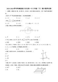 2023-2024学年河南省新乡市长垣一中八年级（下）期中数学试卷（含答案）