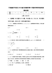 广西省南宁市名校2025届九年级数学第一学期开学教学质量检测模拟试题【含答案】