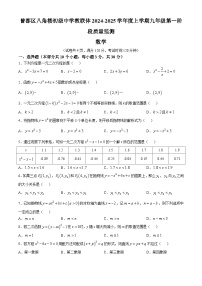 湖北省随州市曾都区2024-2025学年九年级上学期10月多校联考数学试题