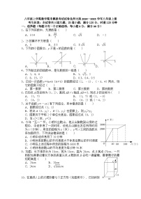2024—2025学年北师大版八年级数学上册期末模拟试卷