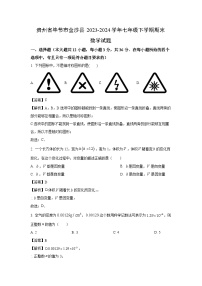 [数学][期末][期末]贵州省毕节市金沙县2023-2024学年七年级下学期期末试题(解析版)