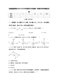 河南省临颍县2024-2025学年数学九年级第一学期开学统考模拟试题【含答案】