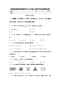 河南省郑州枫杨外国语中学2025届九上数学开学监测模拟试题【含答案】