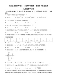 贵州省黔东南苗族侗族自治州从江县贯洞中学2024-2025学年九年级上学期10月期中数学试题