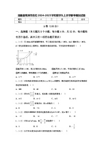 湖南省株洲市名校2024-2025学年数学九上开学联考模拟试题【含答案】