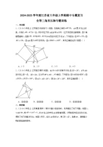 2024-2025学年江苏省八年级（上）期中数学模拟试卷