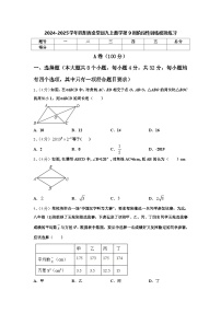 2024-2025学年四川省成都市金堂县九年级（上）月考数学模拟练习