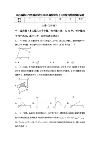 江苏省镇江市外国语学校2025届数学九上开学复习检测模拟试题【含答案】