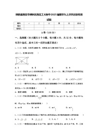 陕西省西安市碑林区西北工大附中2025届数学九上开学达标检测试题【含答案】