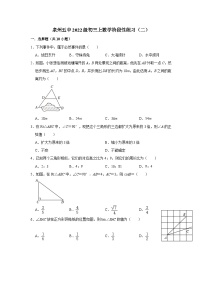 福建省泉州第五中学2024-2025学年九年级上学期10月月考数学试题