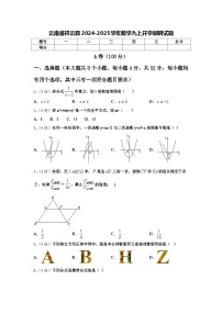 云南省祥云县2024-2025学年数学九上开学调研试题【含答案】