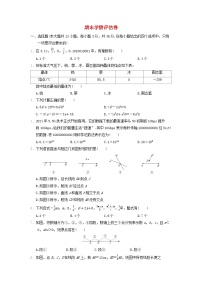 河北省2024七年级数学上学期期末学情评估卷试卷（附答案人教版）