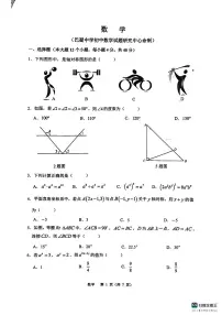 +重庆市巴蜀中学2024-2025学年八年级上学期第一次月考数学试卷